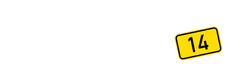 Fahrschule B14 Logo weiß