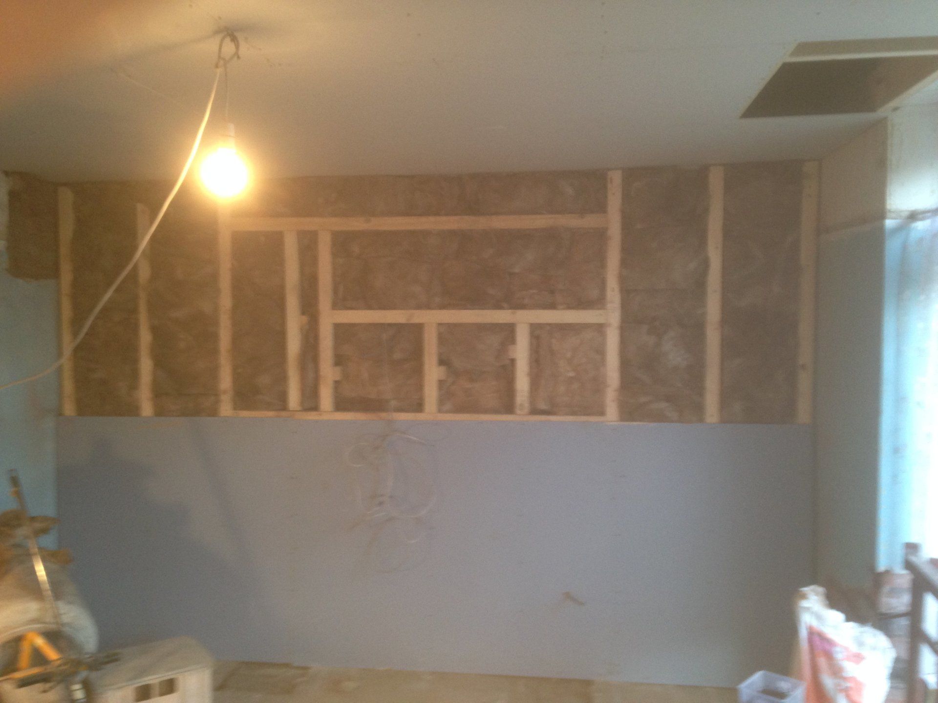 plastering work