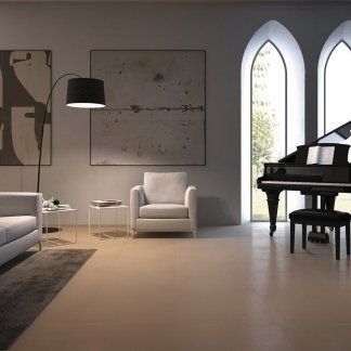 salotto moderno con pavimenti in linoleum