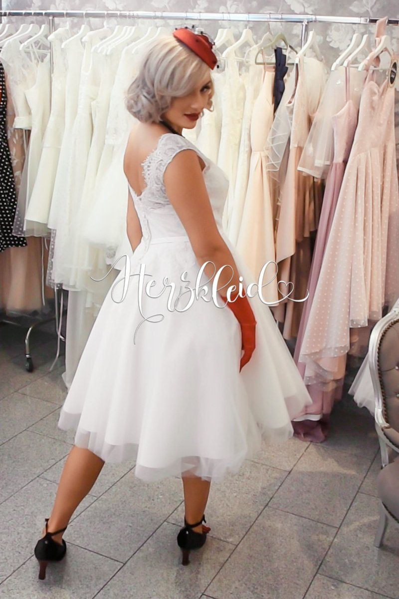 Brautkleid mit Spitze