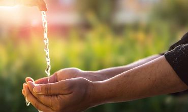washing hands