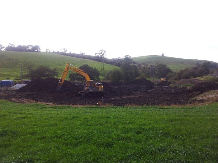 Machinery for construction project