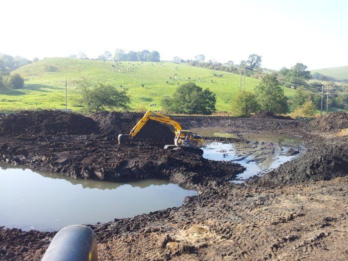 earthwork requirement in Ashbourne, Derbyshire