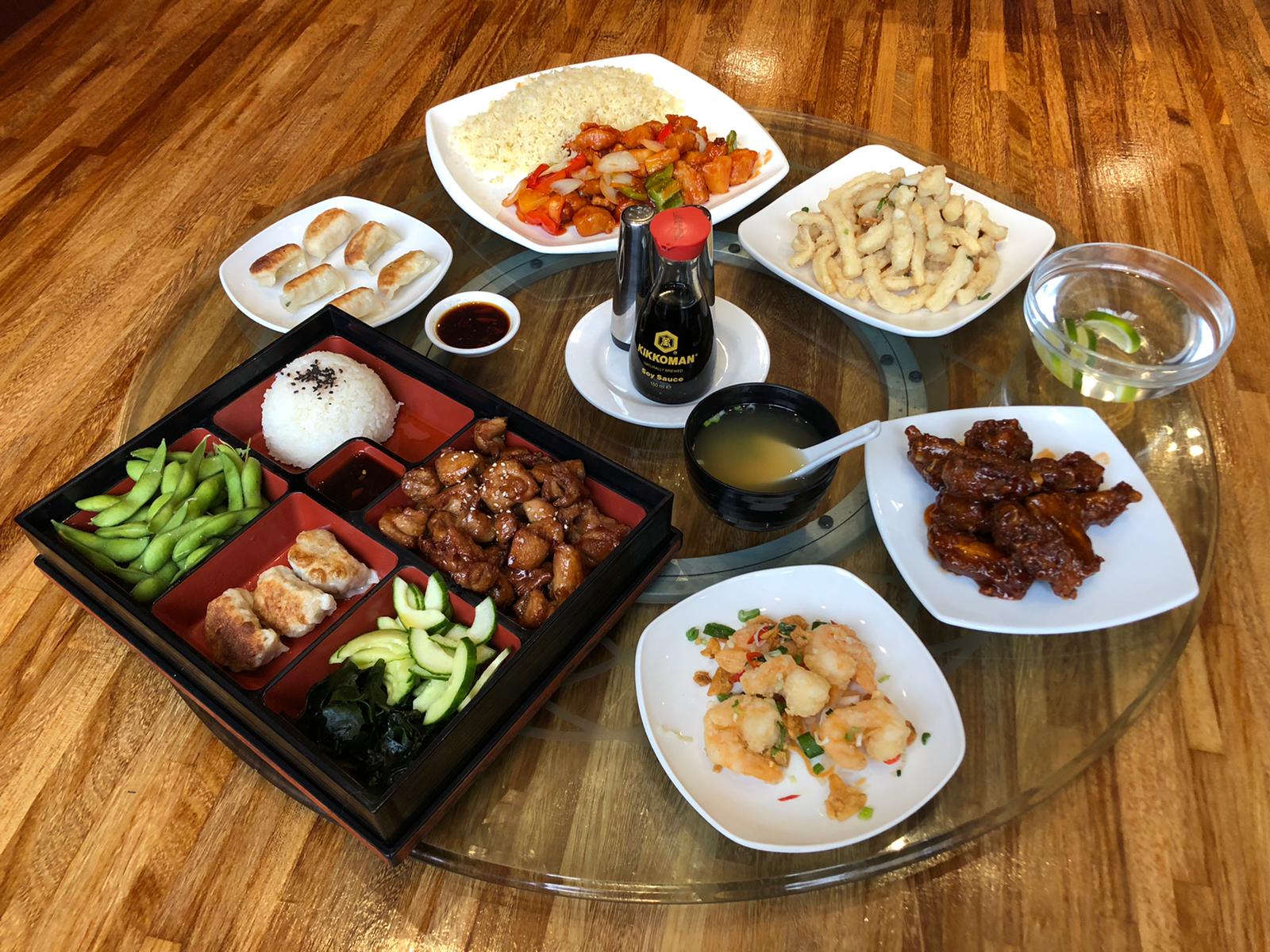 Asian dishes