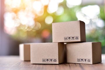 cardboard storage boxes