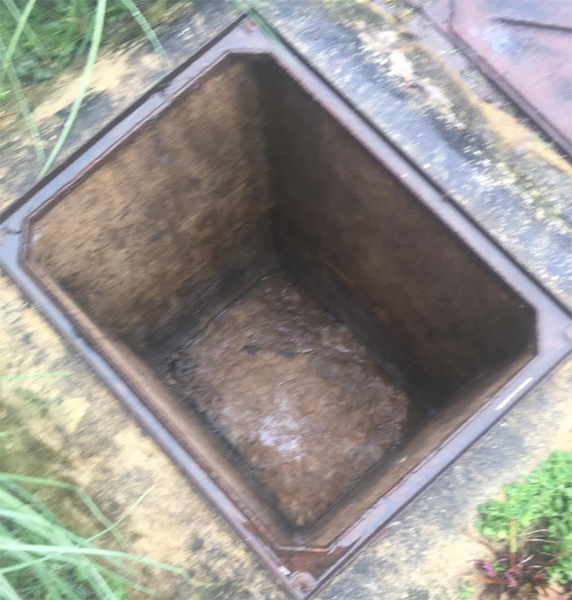 Cleared out drains