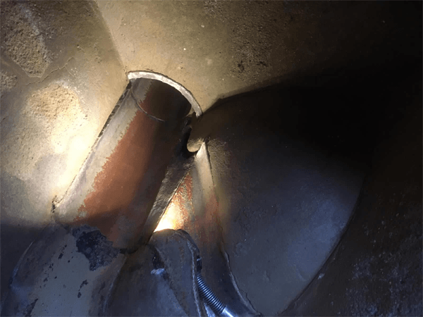 Cleaned pipes