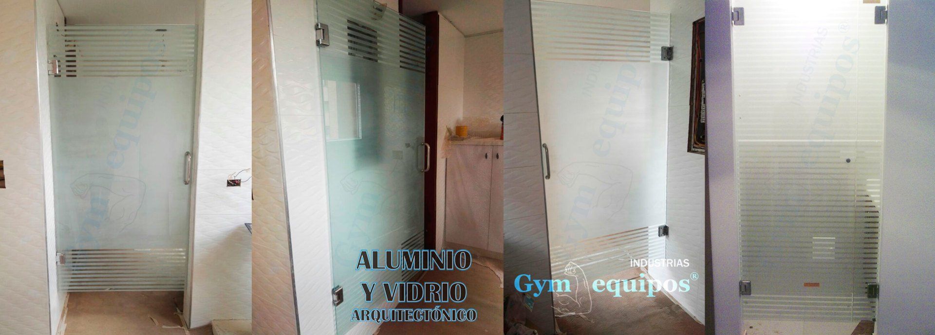 divisiones vidrio bogota industrias gym