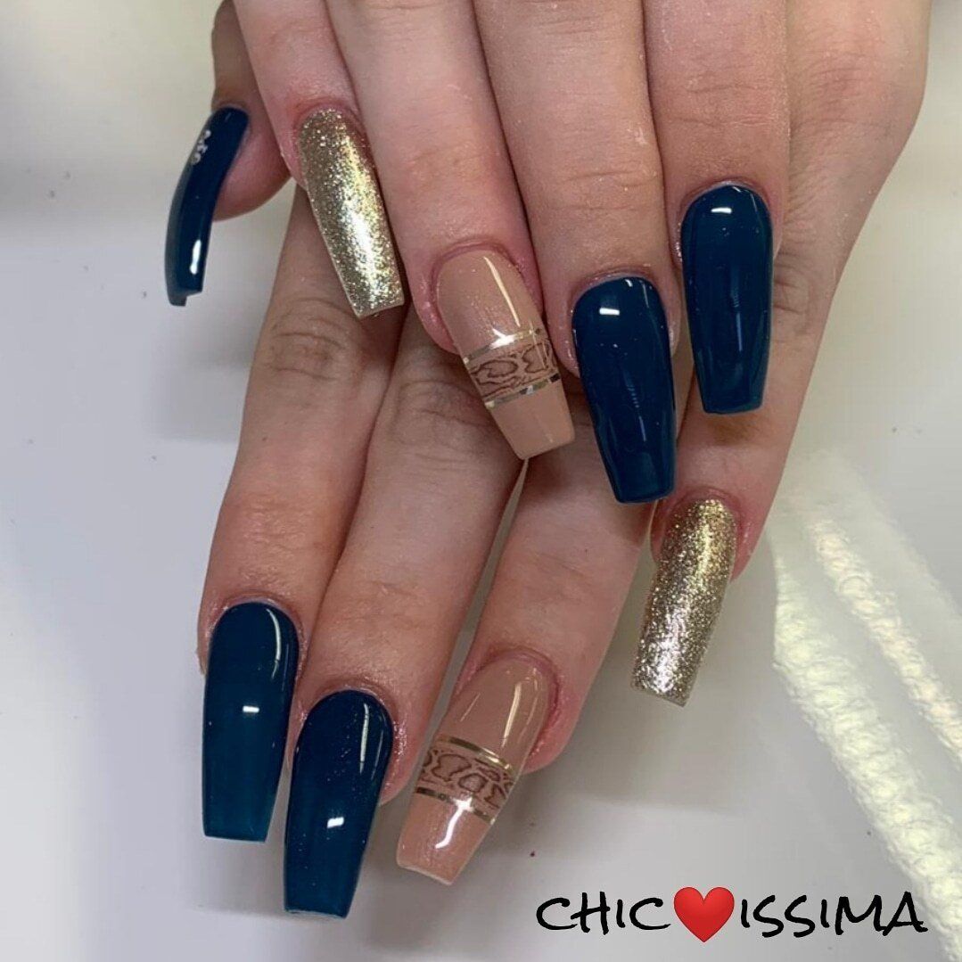 nailart schwarz