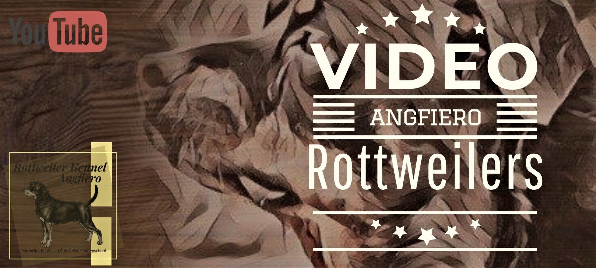 youtube training video's Rottweiler hondenschool Angfiero
