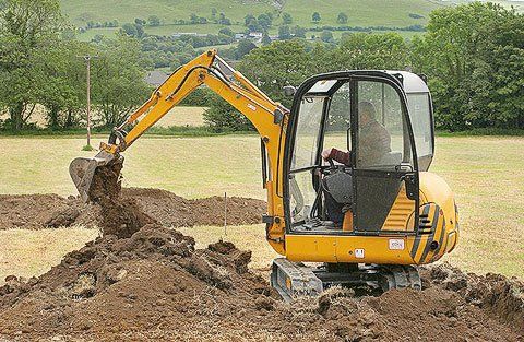 groundwork machinery on site