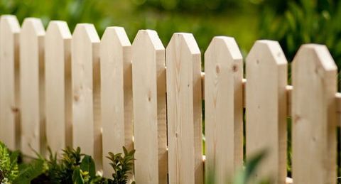 wooden fence