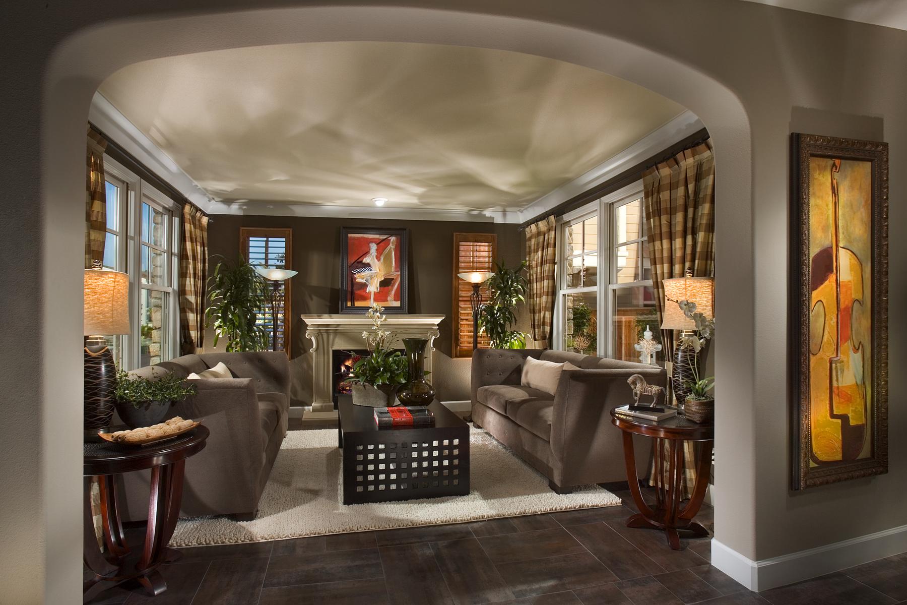 Contemporary Interior Design for Danville Residence Family Room