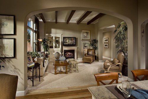 Danville French Inspired Living Room Design