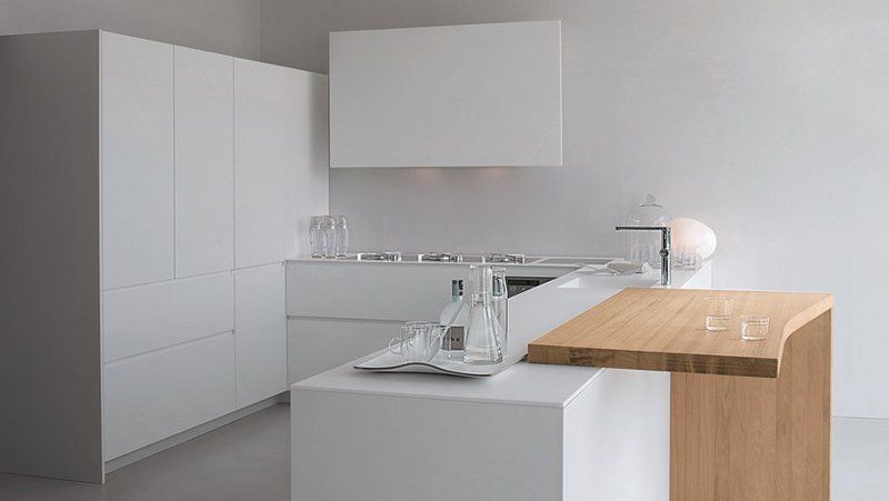 Cucina con penisola