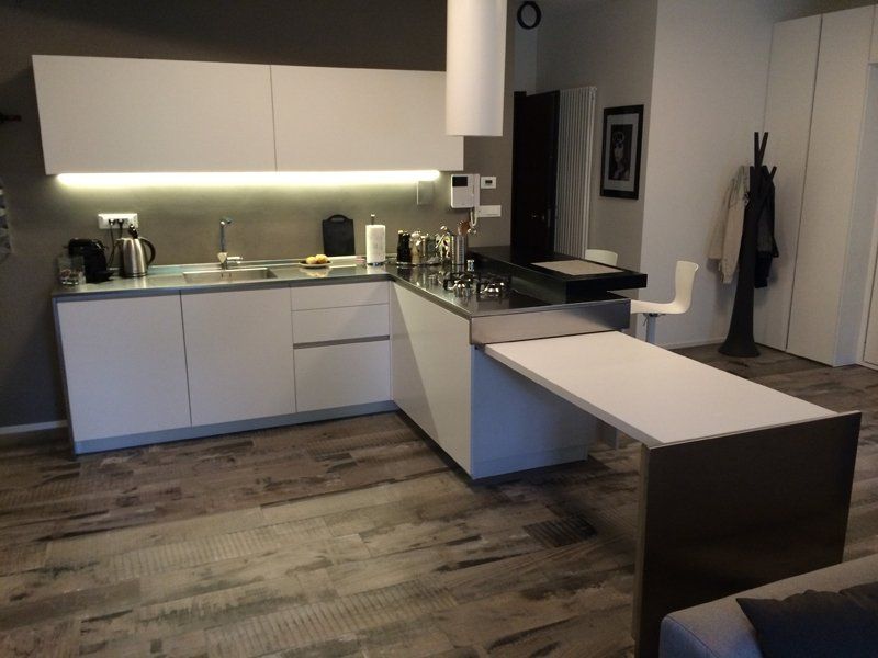 Cucina con penisola
