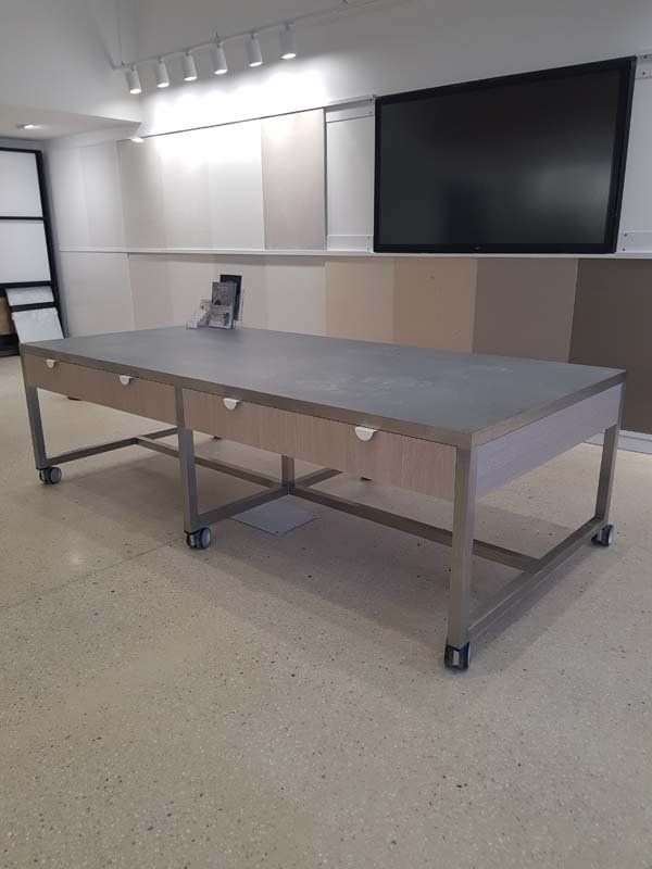 table by tv