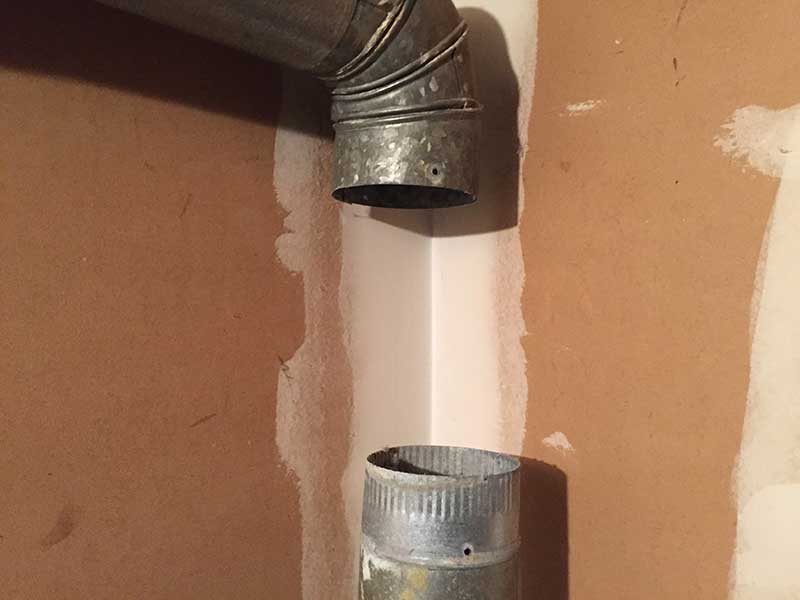 dryer vent connection