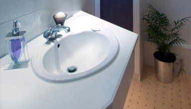 white sink