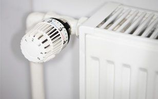 central heating knob