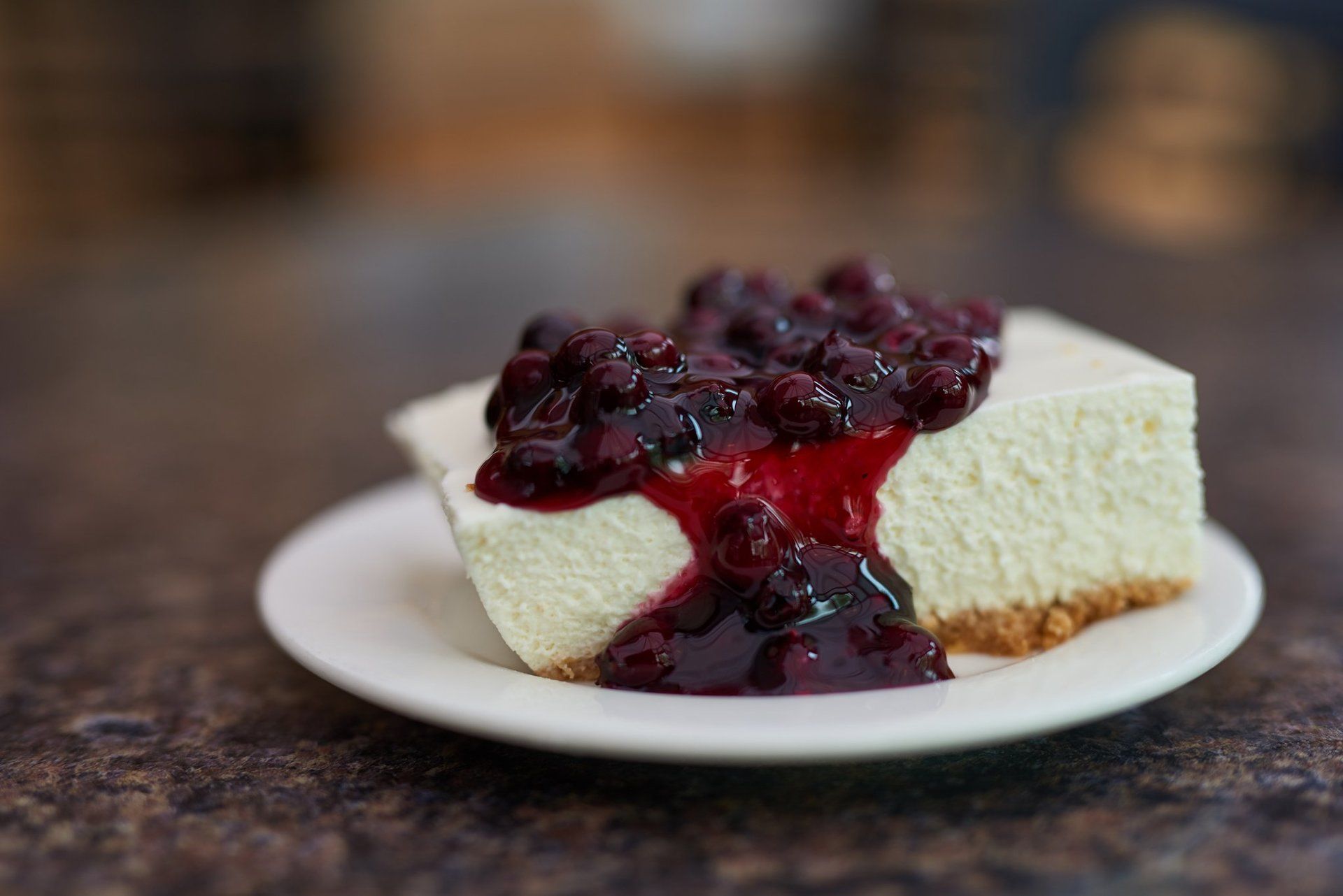 Saskatoon cheesecake photo
