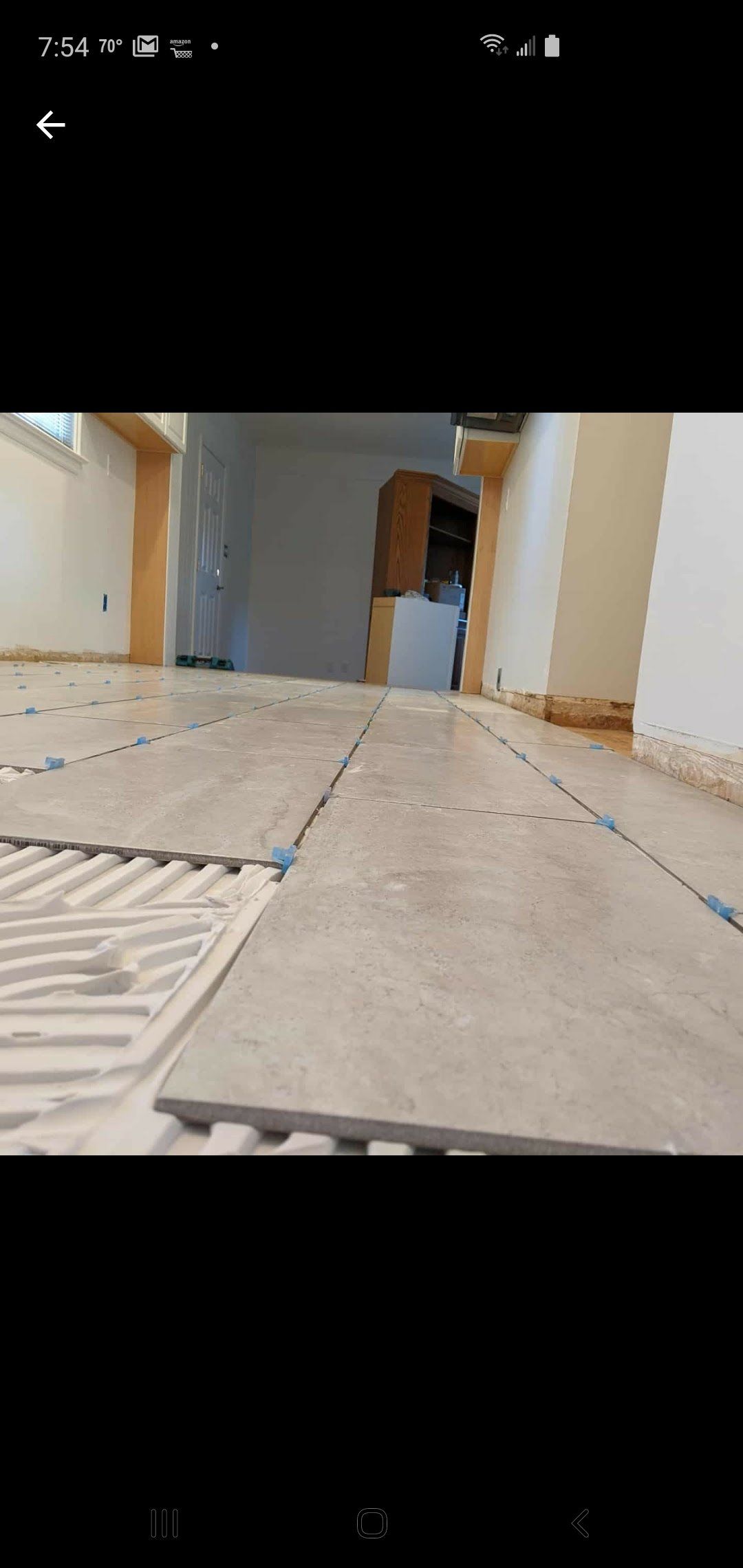 Wet Floor — Forest, VA — Straight Line Painting & Tile Inc.