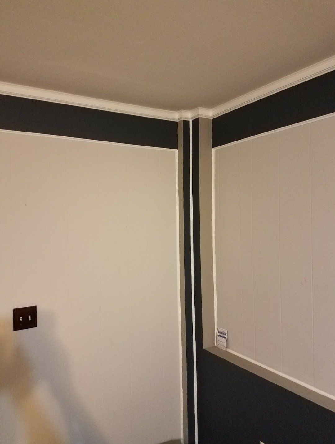 Dark and White Wall — Forest, VA — Straight Line Painting & Tile Inc.