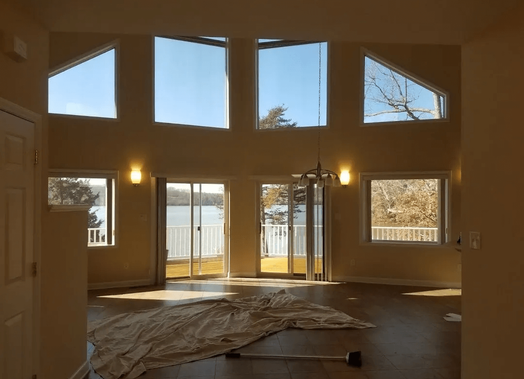 Before Wall Painting — Forest, VA — Straight Line Painting & Tile Inc.