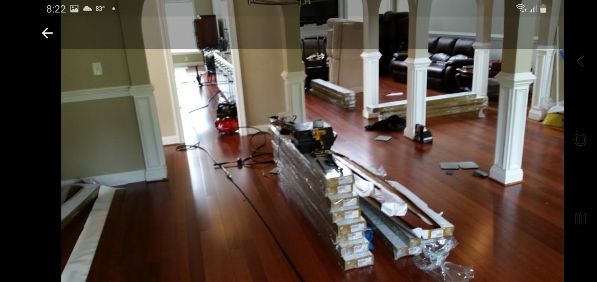 Hardwood Floor — Forest, VA — Straight Line Painting & Tile Inc.