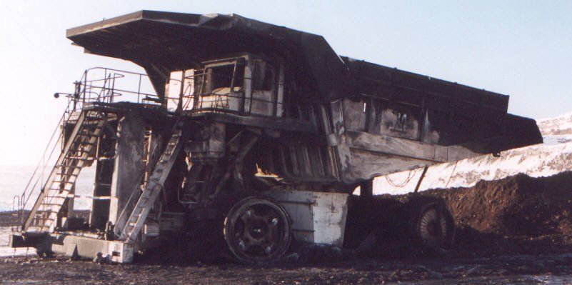 Fire prevention for mining equipment