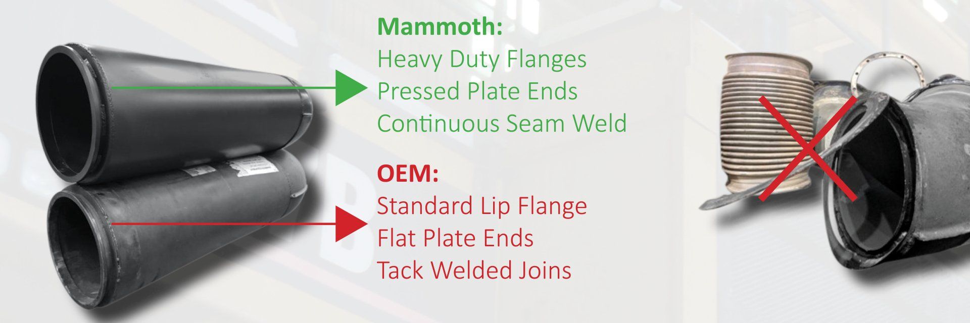 Heavy duty exhaust flanges Heavy duty exhaust flanges
