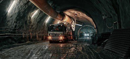 An industrial vehicle passing through a construction site Prevent Thermal Outbursts with Thermal Exhaust Blankets