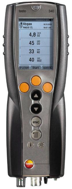 Testo 340 gas analyzer for mining equipment
