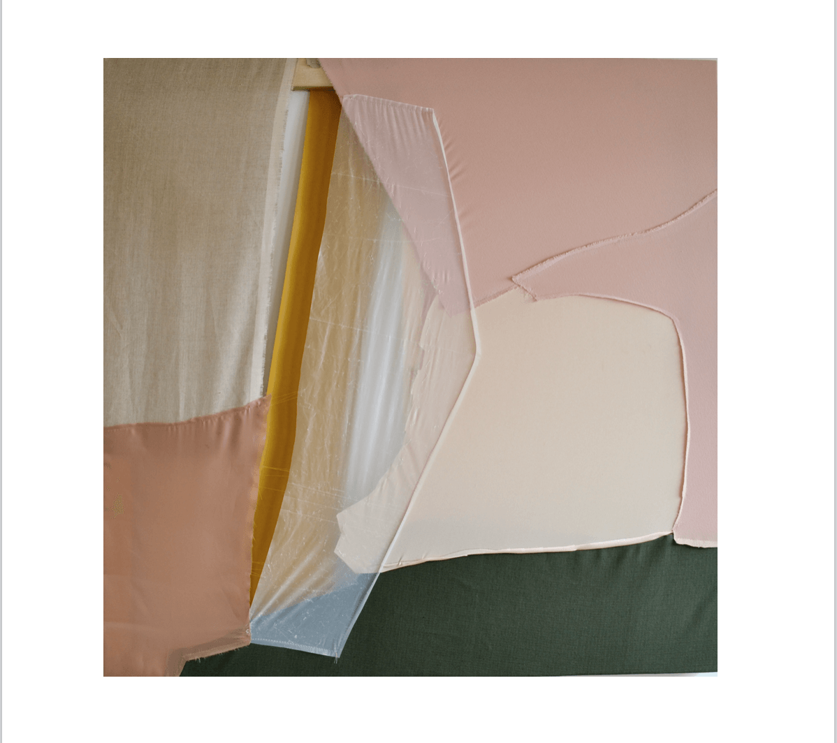 colourful sewn fabric by artist siobhan mclaughlin