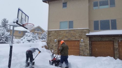 Shoving Basketball Court - Boulder Lawns in Boulder, CO