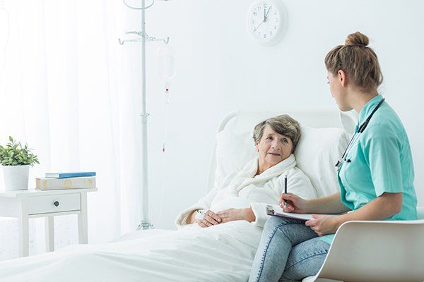 Elderly Woman — Home Care Services in Decatur, IL Elderly Woman — Home Care Services in Decatur, IL
