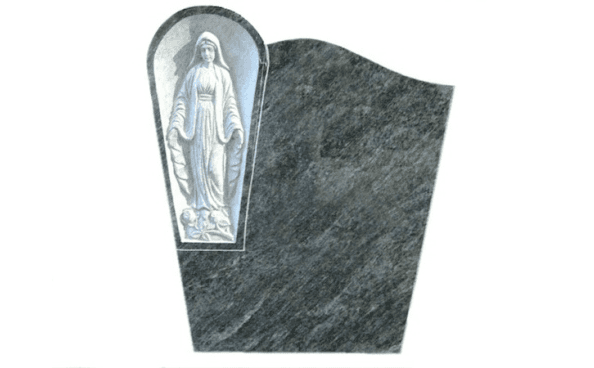 Lapide con scultura