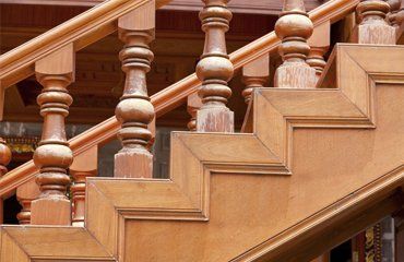 straight flight of stairs