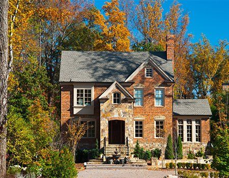 Atlanta brick house in a woods like setting