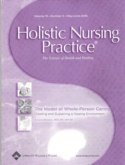 Holistic Nursing Practice Mag Cover Holistic Nursing Practice Mag Cover