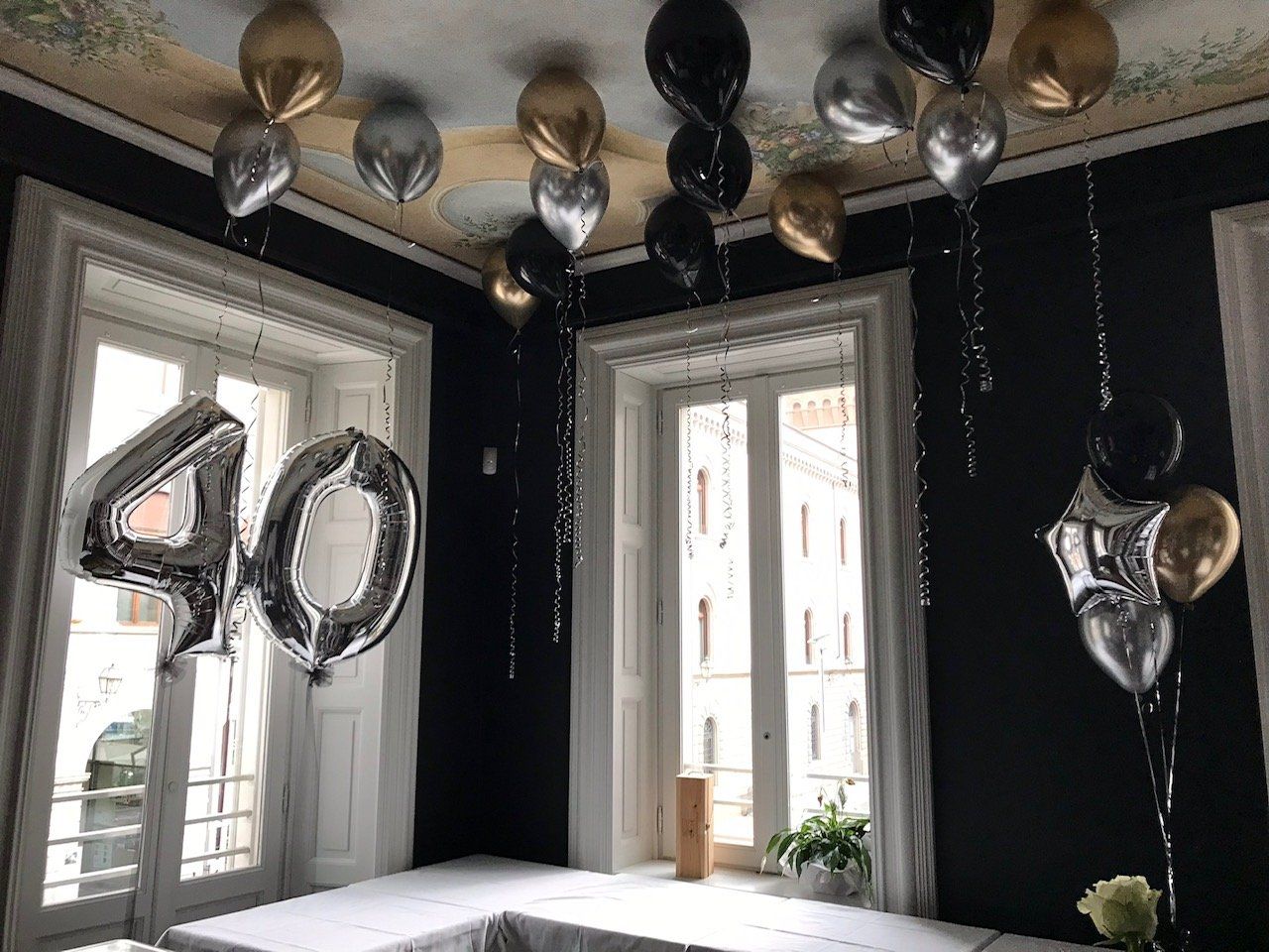 palloncini per festa di compleanno in casa