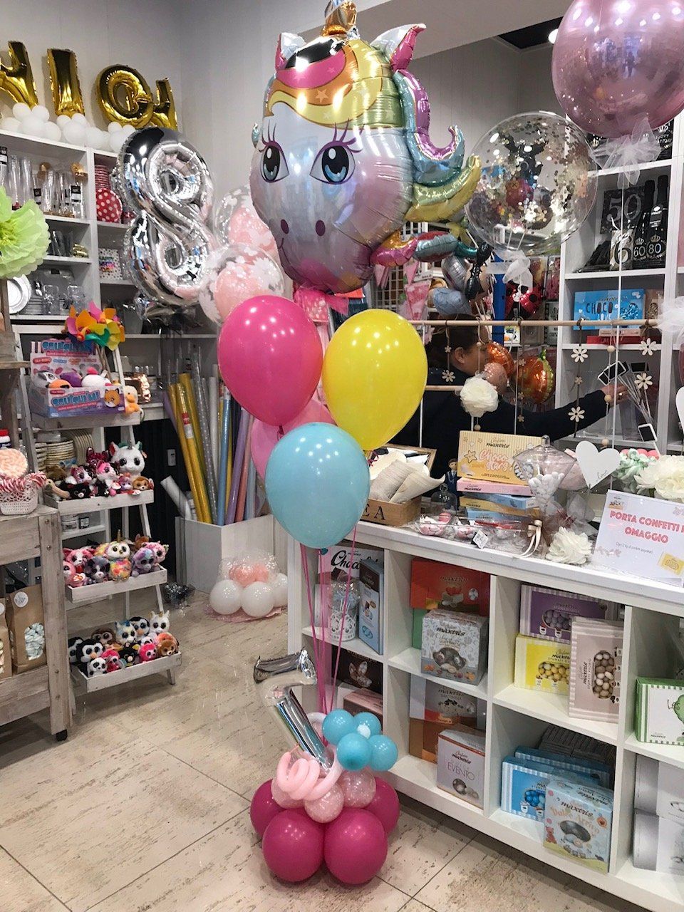 palloncini del negozio
