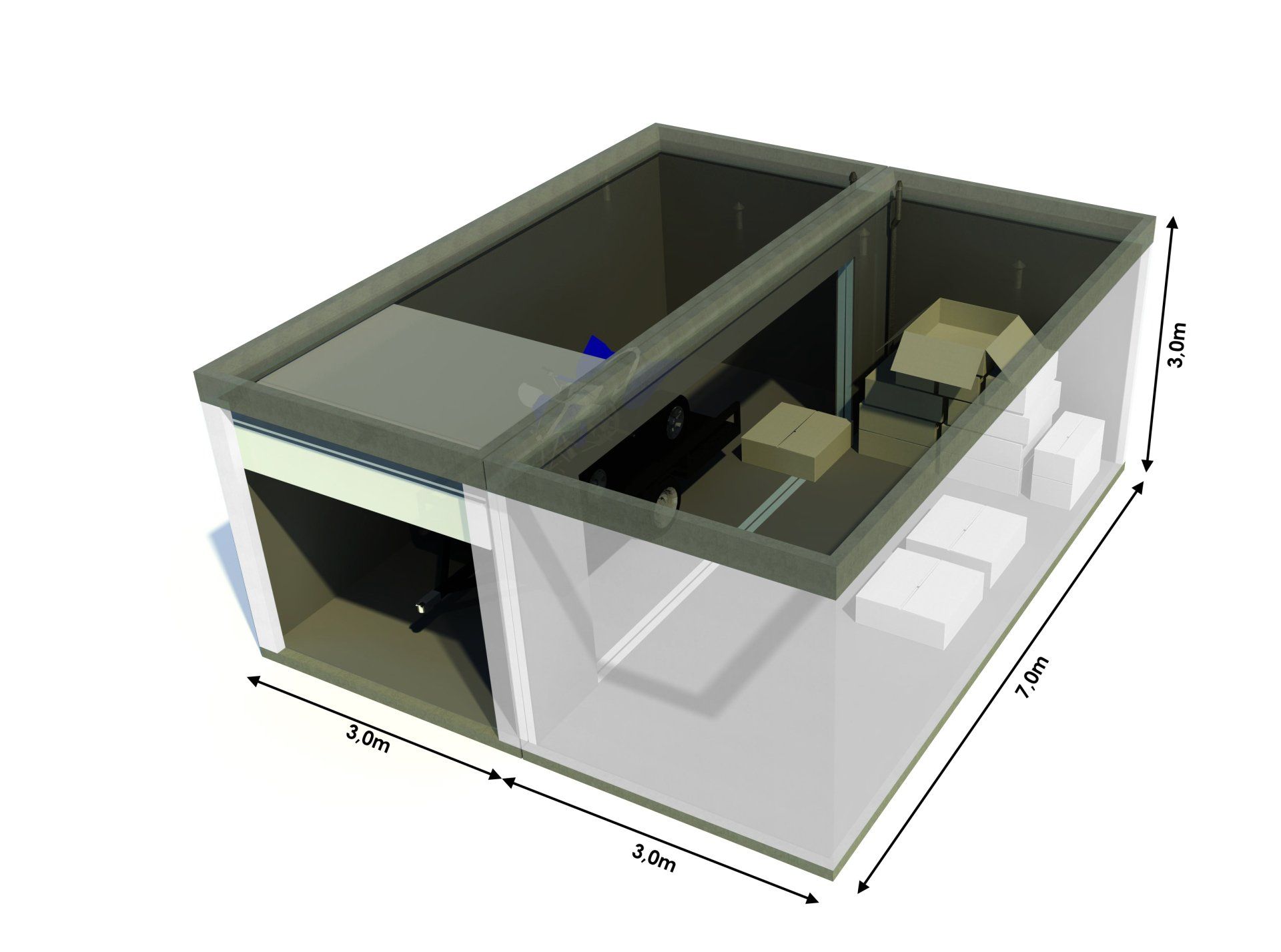 garagebox Wageningen te huur