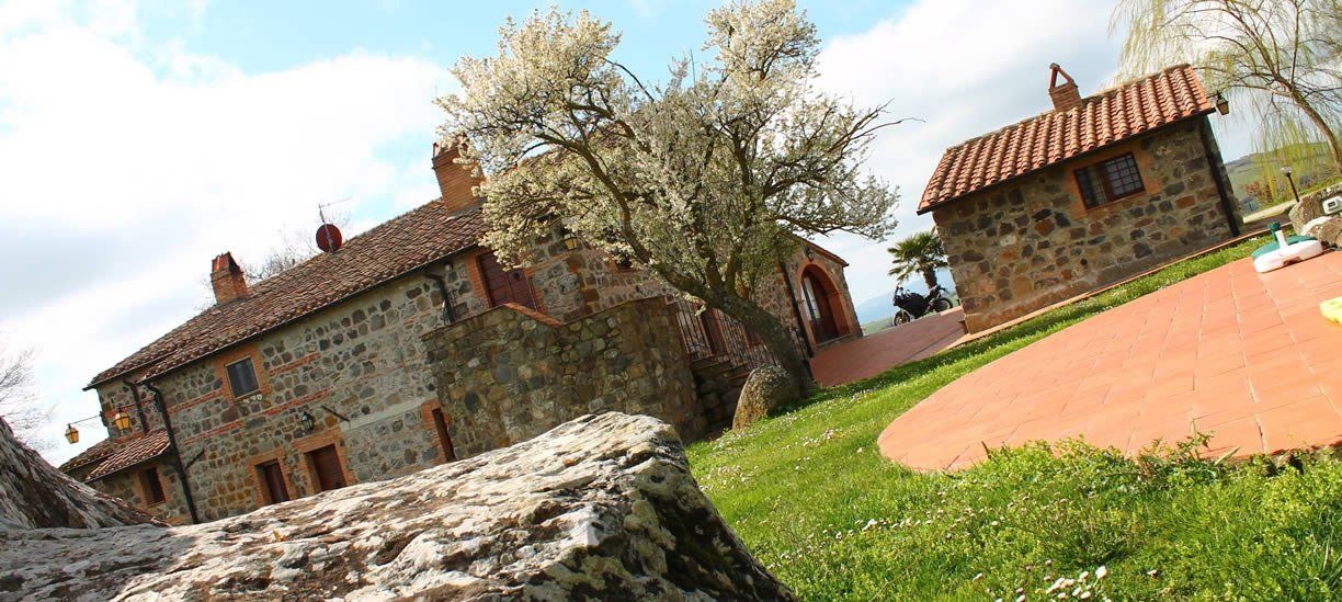 Piscina agriturismo Radicofani Val d'Orcia - Esterno Podere Casano Toscana