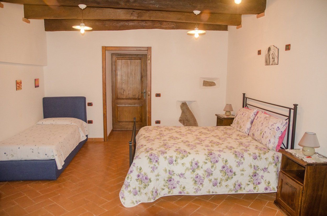 camera matrimoniale della casa vacanza
