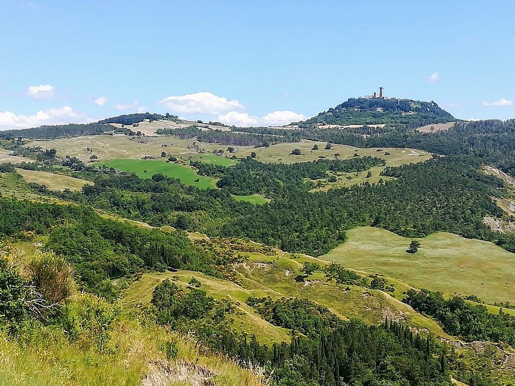 paesaggio naturale in Toscana, Val d'Orcia