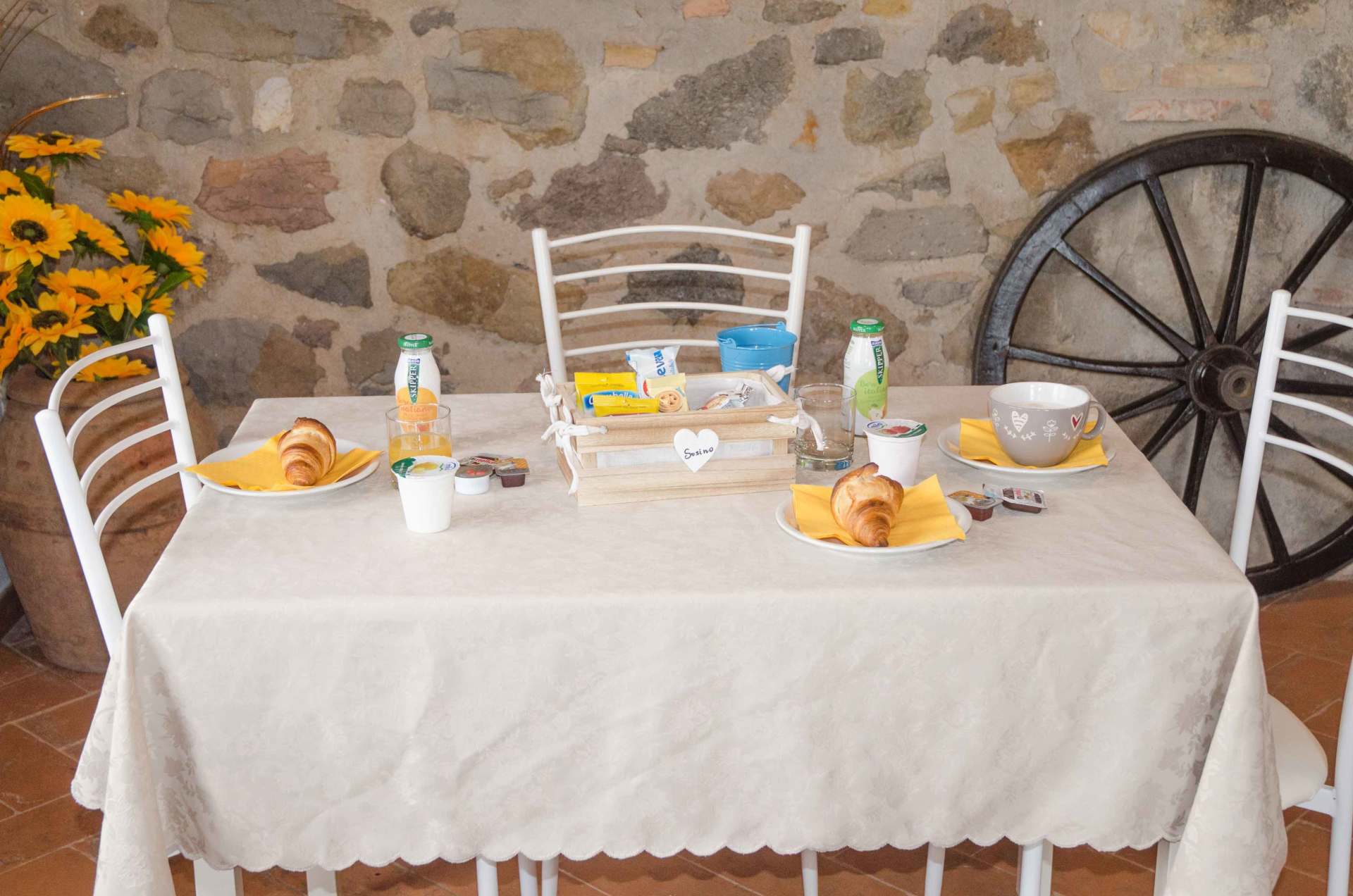 colazione agriturismo in Val d'Orcia