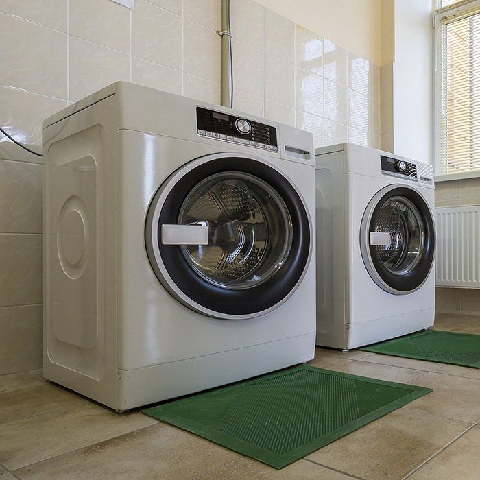 Front Load Washer in the Laundry Room — Timberville, VA — Matt’s Appliance Service Inc