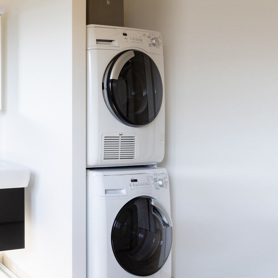 Washer and Dryer on Top of Each Other — Timberville, VA — Matt’s Appliance Service Inc