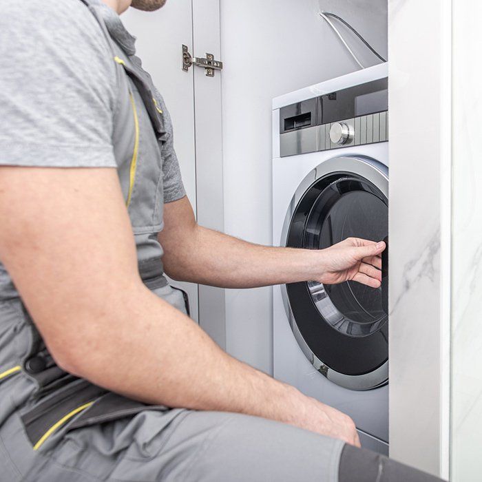 Washer and Dryer Installed in the Laundry Room — Timberville, VA — Matt’s Appliance Service Inc